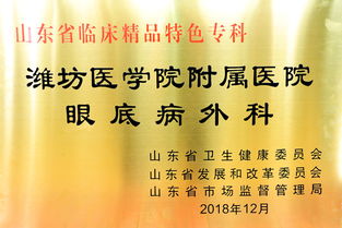 我校附屬醫(yī)院眼底病?？迫脒x2018年度山東省臨床精品特色?？? class=